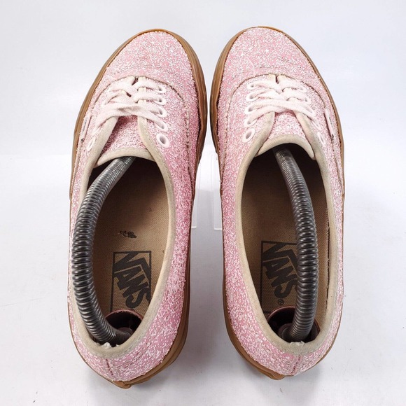 Vans Off the Wall Lace Up Athletic Shoe Womens Size 8 Mens 6.5 721278 Pink - Picture 4 of 9